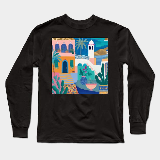 Return to Morocco Long Sleeve T-Shirt by RoseAesthetic